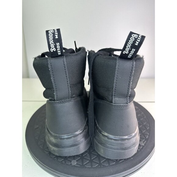 Dr. Martens Sz 7 Combs Tech II Black Combat Boots - Picture 2 of 9